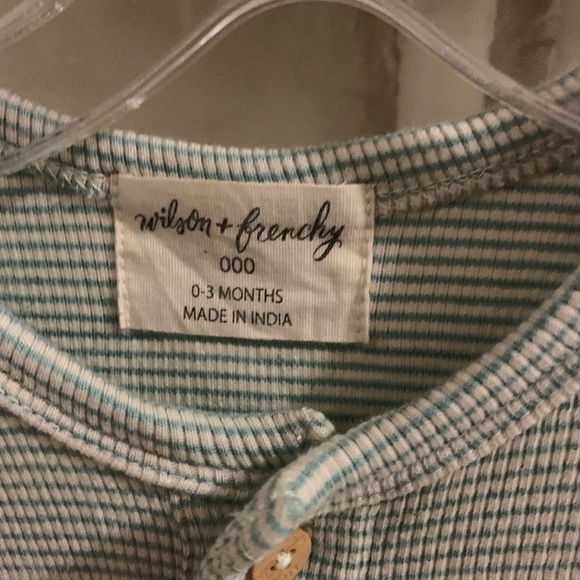 Baby clothes. Wilson and Frenchy zipper jumpsuit and snap button onesie. - Picture 3 of 7